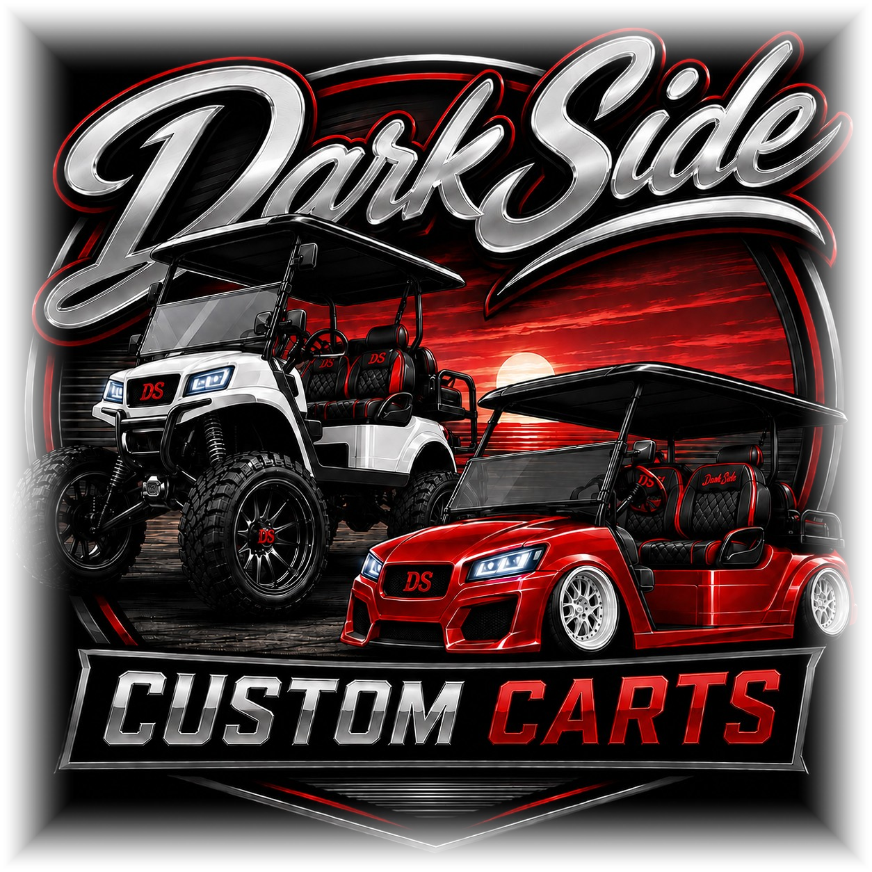 DarkSide Custom Carts logo